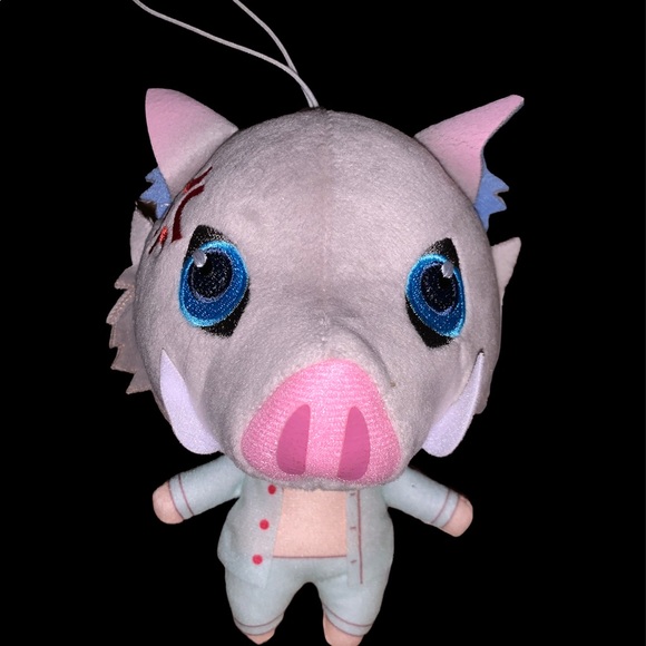 New from Japan Inosuke Hashibira Plushie Demon Slayer Kimetsu No Yaiba Anime - Picture 2 of 10
